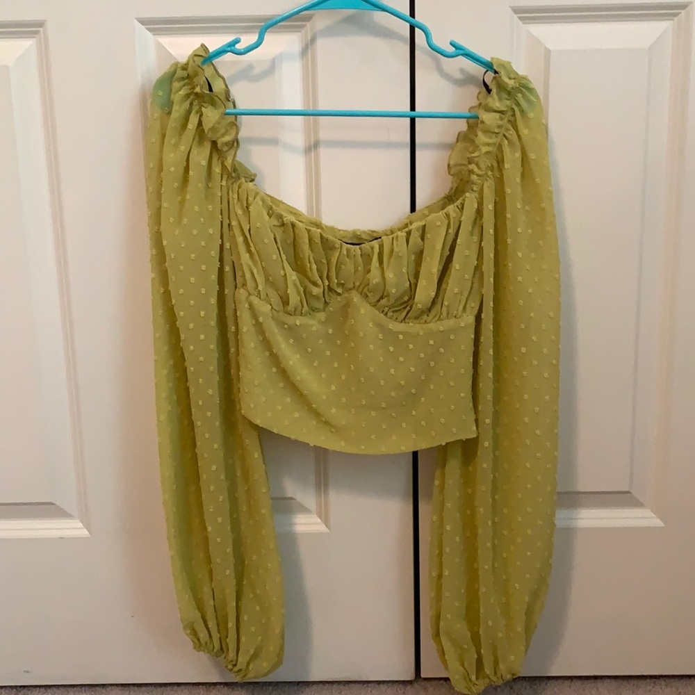 Forever 21 green top